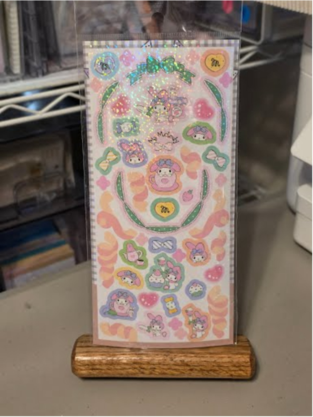 #MEL-2445 My Melody Laser Sticker Sheet